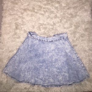 acid wash skater skirt from tilly's